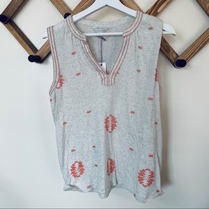 Lucky Brand Aztec Print Tank Small Top